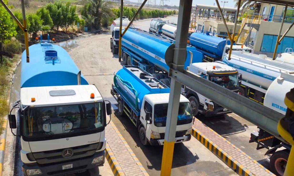 Sweet water tanker